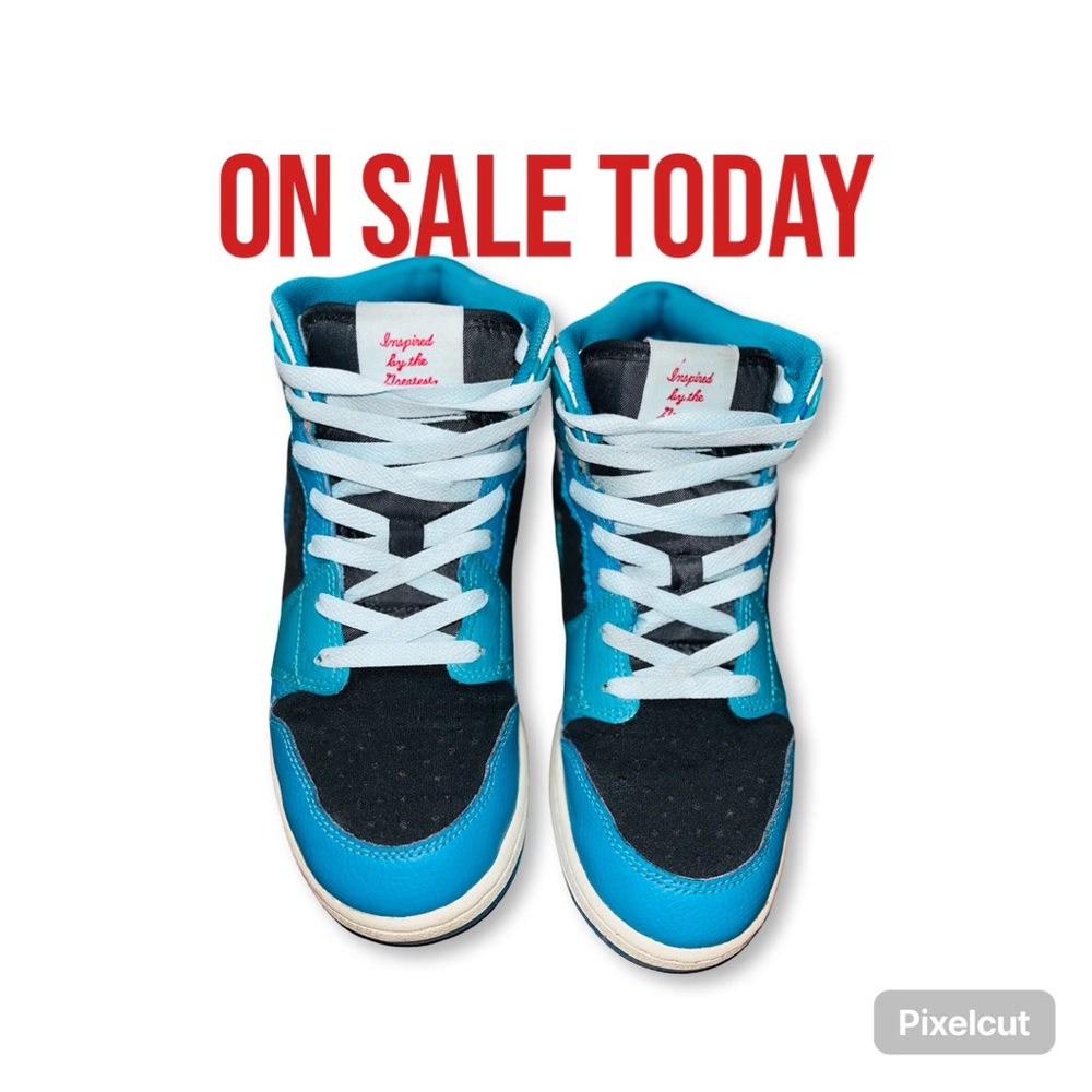 Jordan Athletic Shoes - Blue and Black
